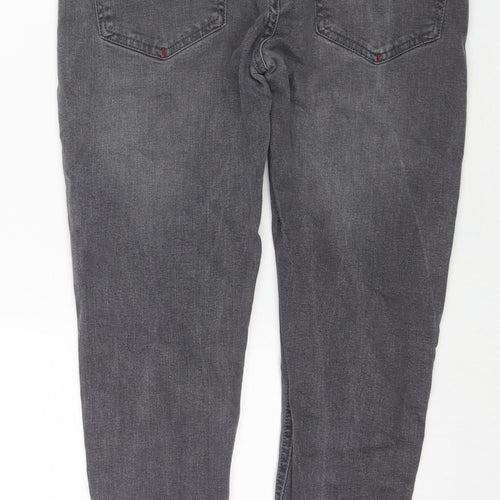 Breakout Mens Grey Cotton Straight Jeans Size 30 in L28 in Regular Zip
