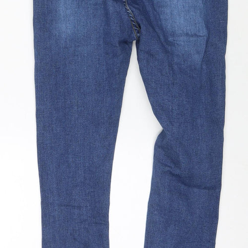 Denim Wise Womens Blue Cotton Skinny Jeans Size 10 L26 in Regular Zip