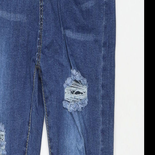 Denim Wise Womens Blue Cotton Skinny Jeans Size 10 L26 in Regular Zip
