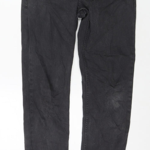 Boohoo Mens Black Cotton Skinny Jeans Size 28 in L29 in Regular Zip