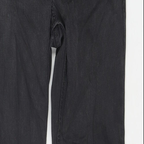 Boohoo Mens Black Cotton Skinny Jeans Size 28 in L29 in Regular Zip