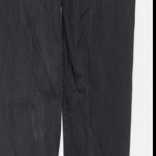 Boohoo Mens Black Cotton Skinny Jeans Size 28 in L29 in Regular Zip