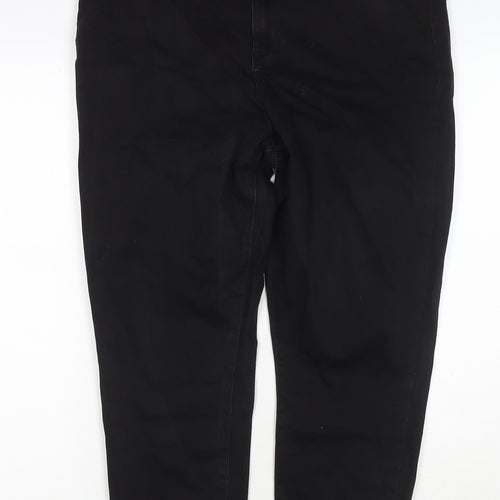 Denim & Co. Womens Black Cotton Skinny Jeans Size 20 L23 in Regular Zip