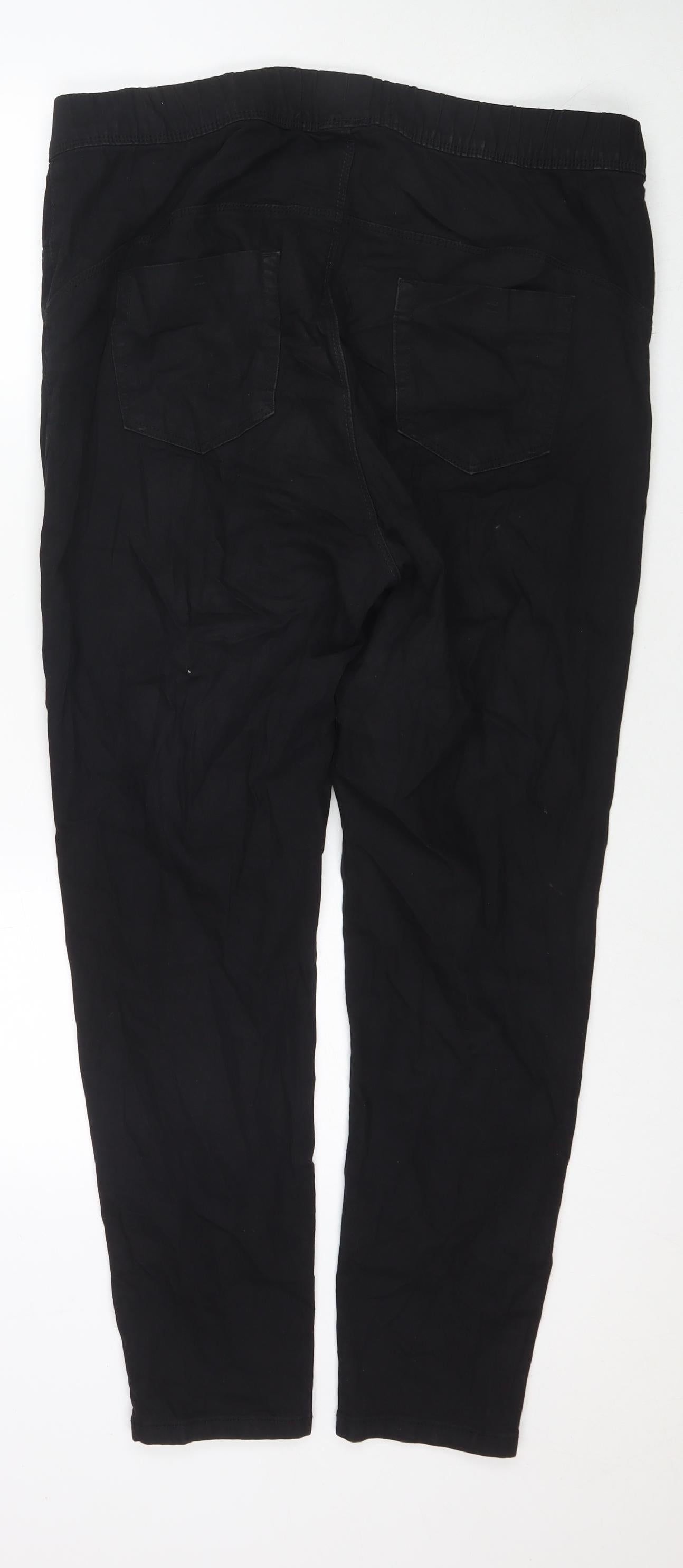 Denim & Co. Womens Black Polyester Blend Jegging Jeans Size 20 L29 in Regular