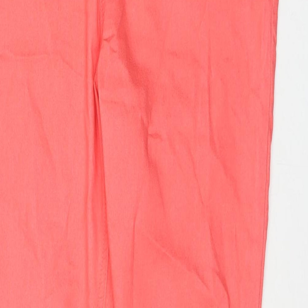 Dunnes Stores Womens Red Cotton Jegging Jeans Size 18 L28 in Regular