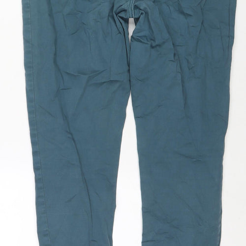 Marks and Spencer Womens Blue Polyester Blend Straight Jeans Size 32 in L29 in Regular Zip