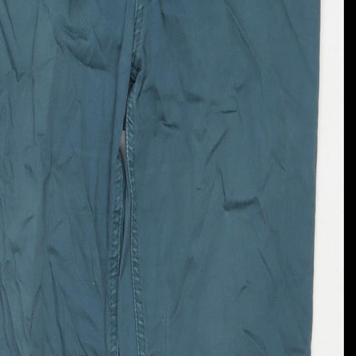 Marks and Spencer Womens Blue Polyester Blend Straight Jeans Size 32 in L29 in Regular Zip