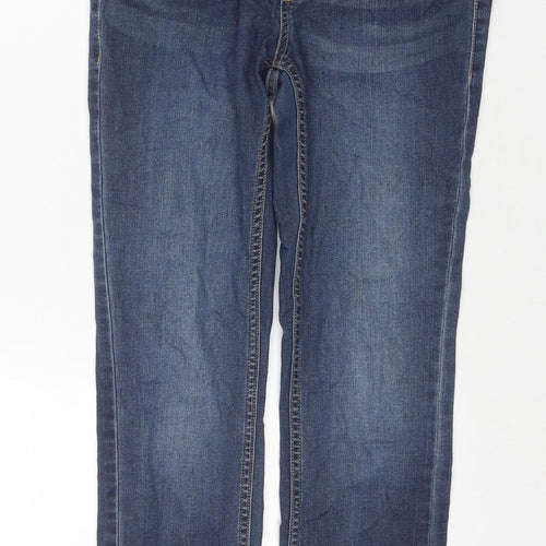 Divided by H&M Womens Blue Cotton Skinny Jeans Size 8 L30 in Regular