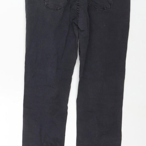Bm Design Womens Black Cotton Jegging Jeans Size L L24 in Regular