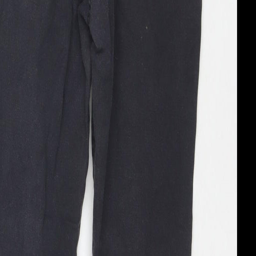 Bm Design Womens Black Cotton Jegging Jeans Size L L24 in Regular