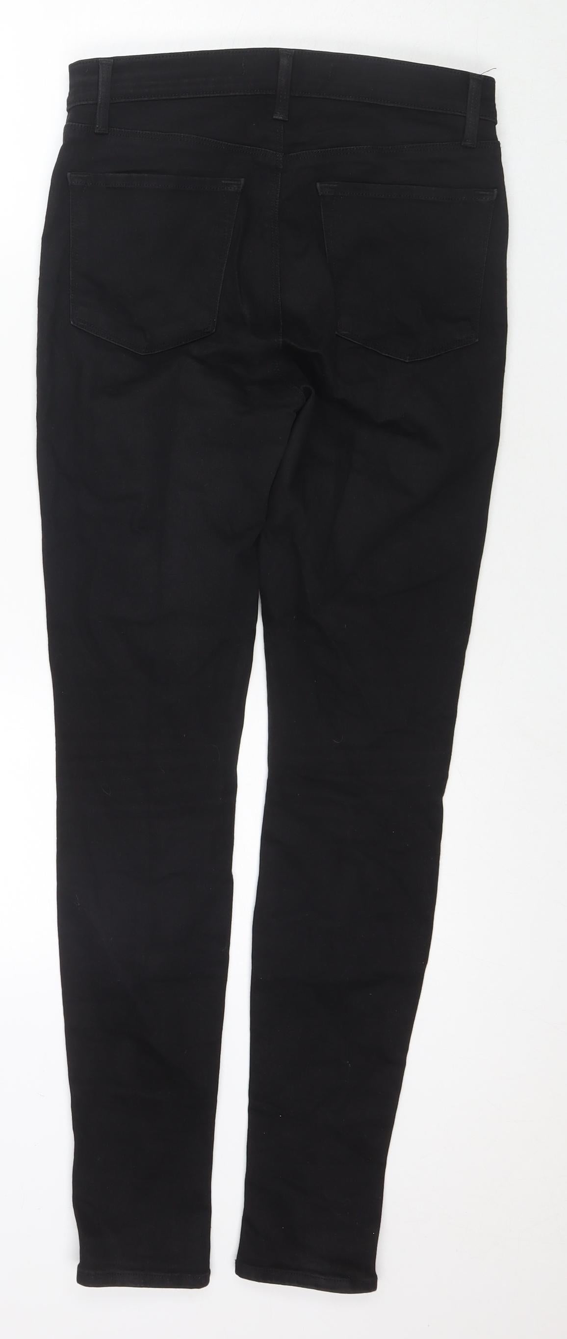 J Brand Womens Black Cotton Skinny Jeans Size 28 in L30 in Regular Zip