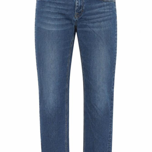 Zara Mens Blue Cotton Straight Jeans Size L L28 in Regular Zip