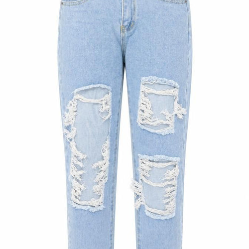 Miss Foxy Womens Blue Cotton Mom Jeans Size M L24 in Regular Zip