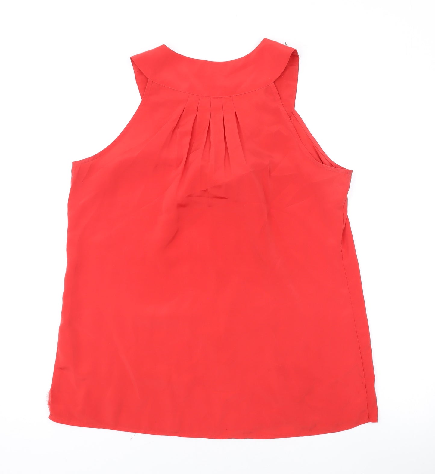 Et Vous Womens Pink Polyester Basic Tank Size 14 Scoop Neck