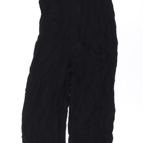 Nobody's Child Womens Black Polyester Jumpsuit One-Piece Size 8 L20 in Zip