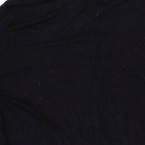 ASOS Womens Black Viscose Basic Blouse Size 28 Round Neck