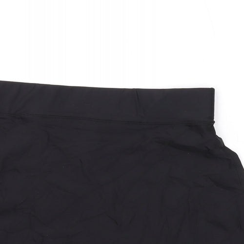 Oxylane Womens Black Polyamide Mini Skirt Size S