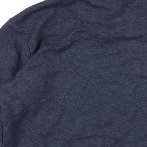 HUGO BOSS Mens Blue Cotton Pullover Sweatshirt Size S