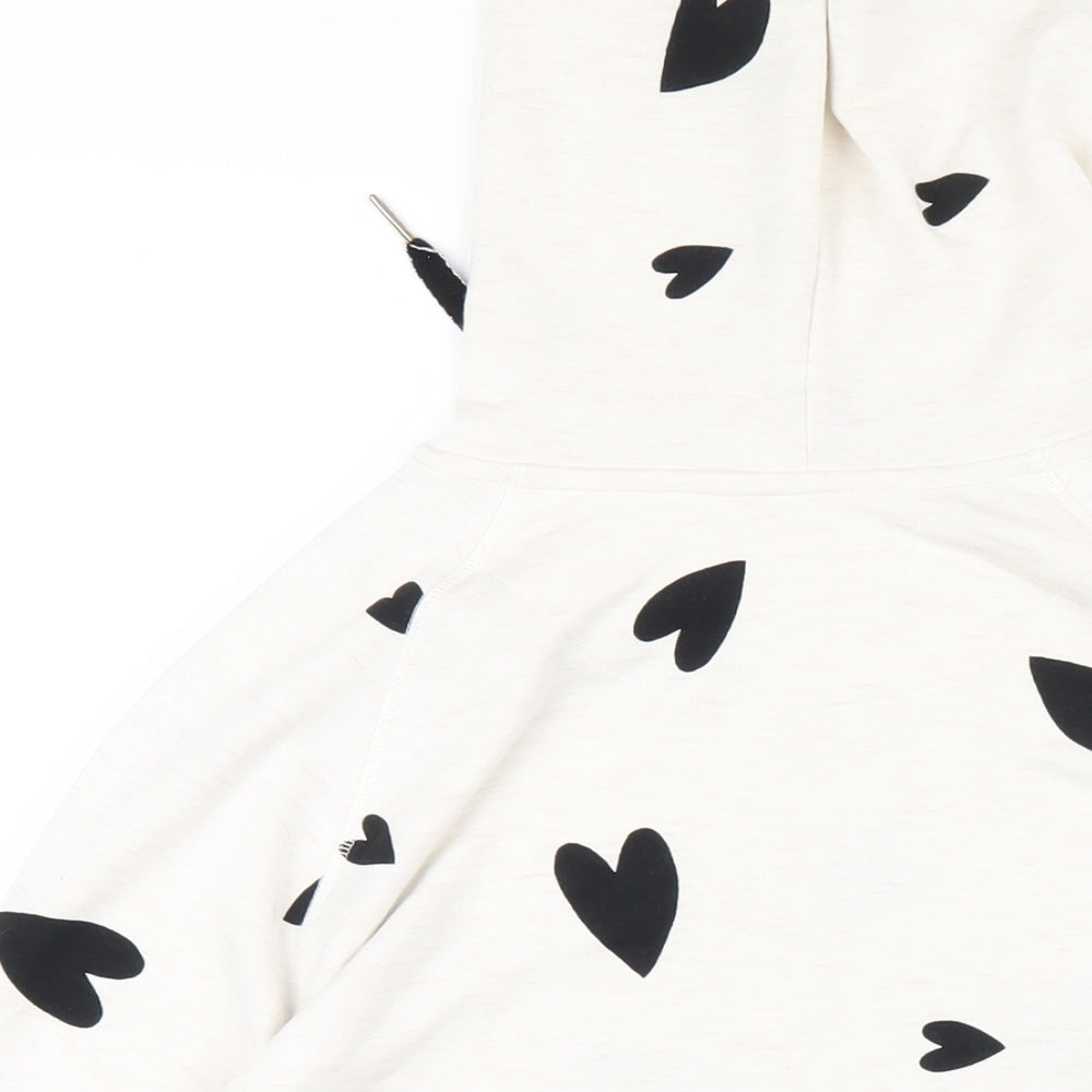 Marks and Spencer Womens Ivory Viscose Pullover Hoodie Size 16 Pullover