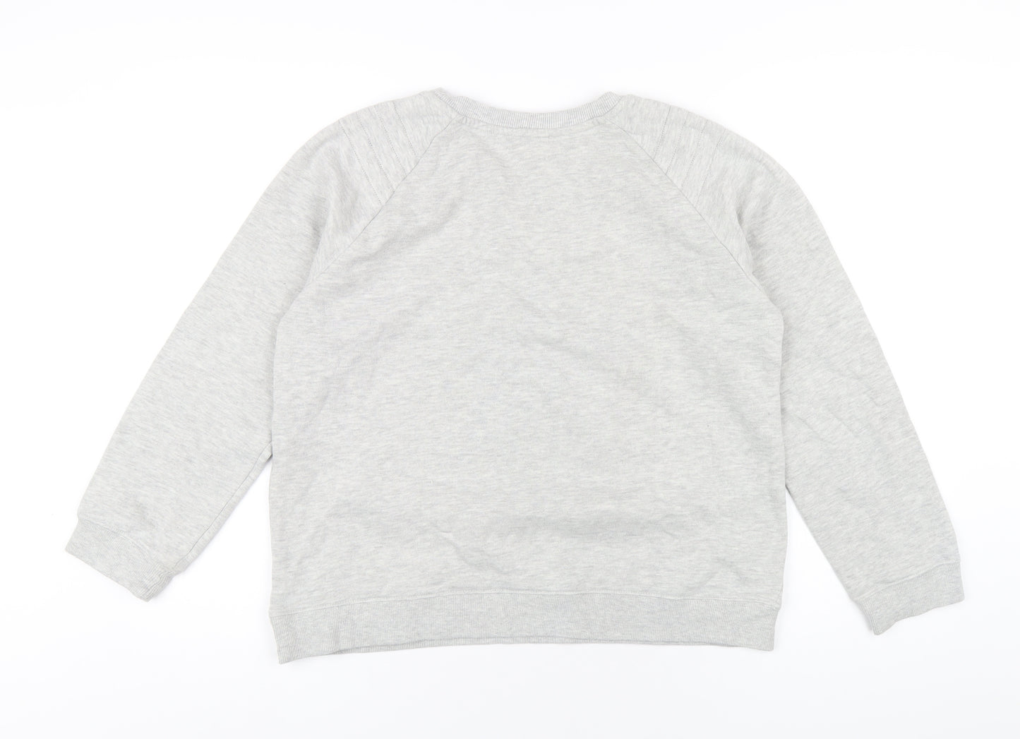 Hush Womens Grey Cotton Pullover Sweatshirt Size M Pullover