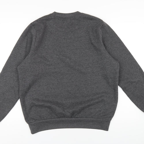 Slazenger Mens Grey Polyester Pullover Sweatshirt Size M
