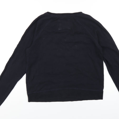 Abercrombie & Fitch Womens Blue Cotton Pullover Sweatshirt Size M Pullover