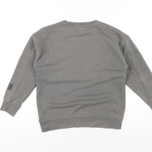 NEXT Boys Grey Cotton Pullover Sweatshirt Size 9 Years Pullover