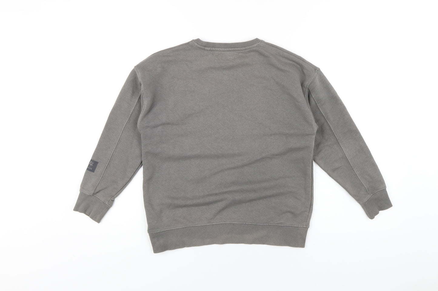 NEXT Boys Grey Cotton Pullover Sweatshirt Size 9 Years Pullover
