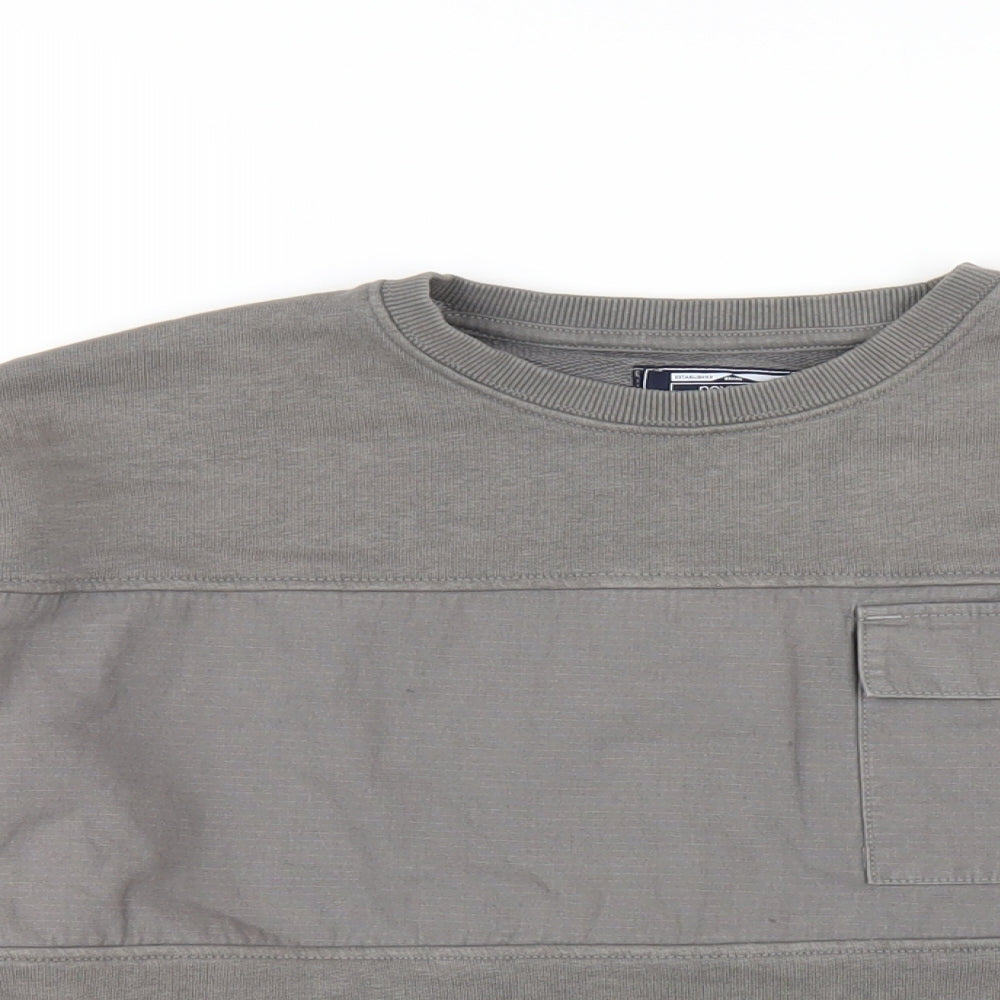 NEXT Boys Grey Cotton Pullover Sweatshirt Size 9 Years Pullover