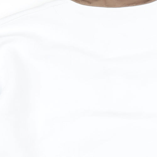 ASOS Mens White Cotton Pullover Sweatshirt Size S