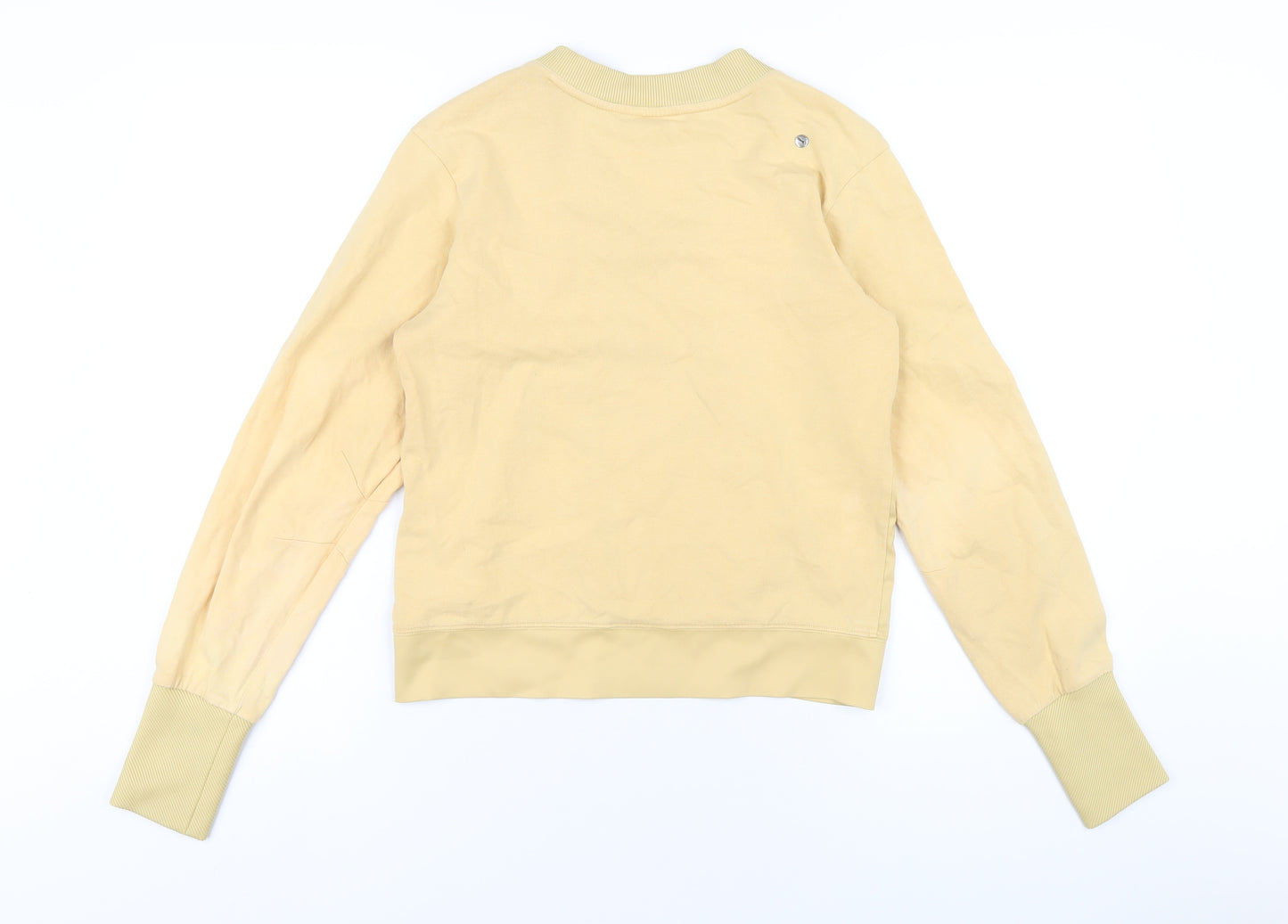 PUMA Womens Beige Polyester Pullover Sweatshirt Size XS Pullover