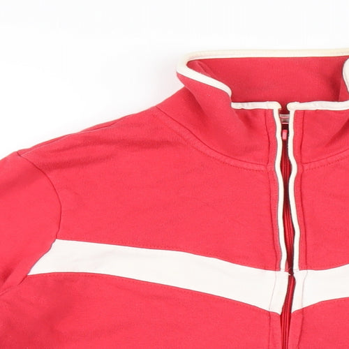 NEXT Womens Pink Cotton Full Zip Sweatshirt Size S Zip