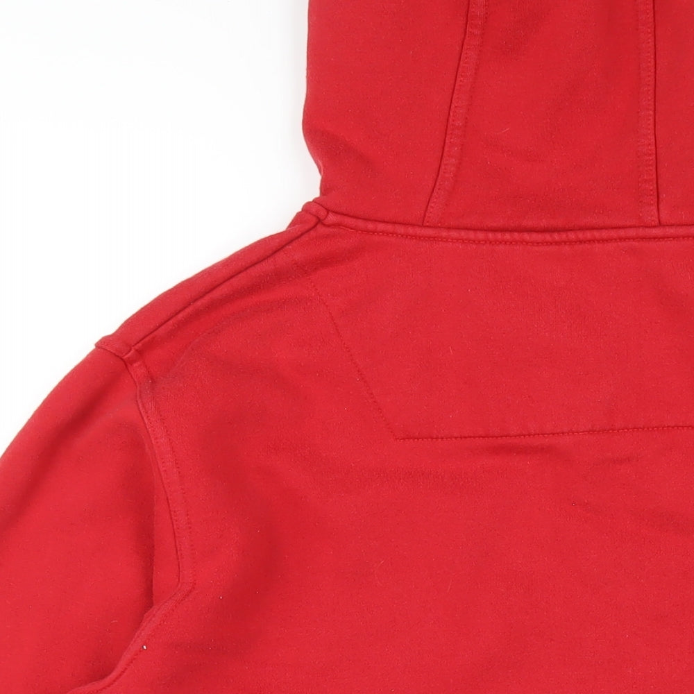 Gio-Goi Womens Red Cotton Pullover Hoodie Size M Pullover