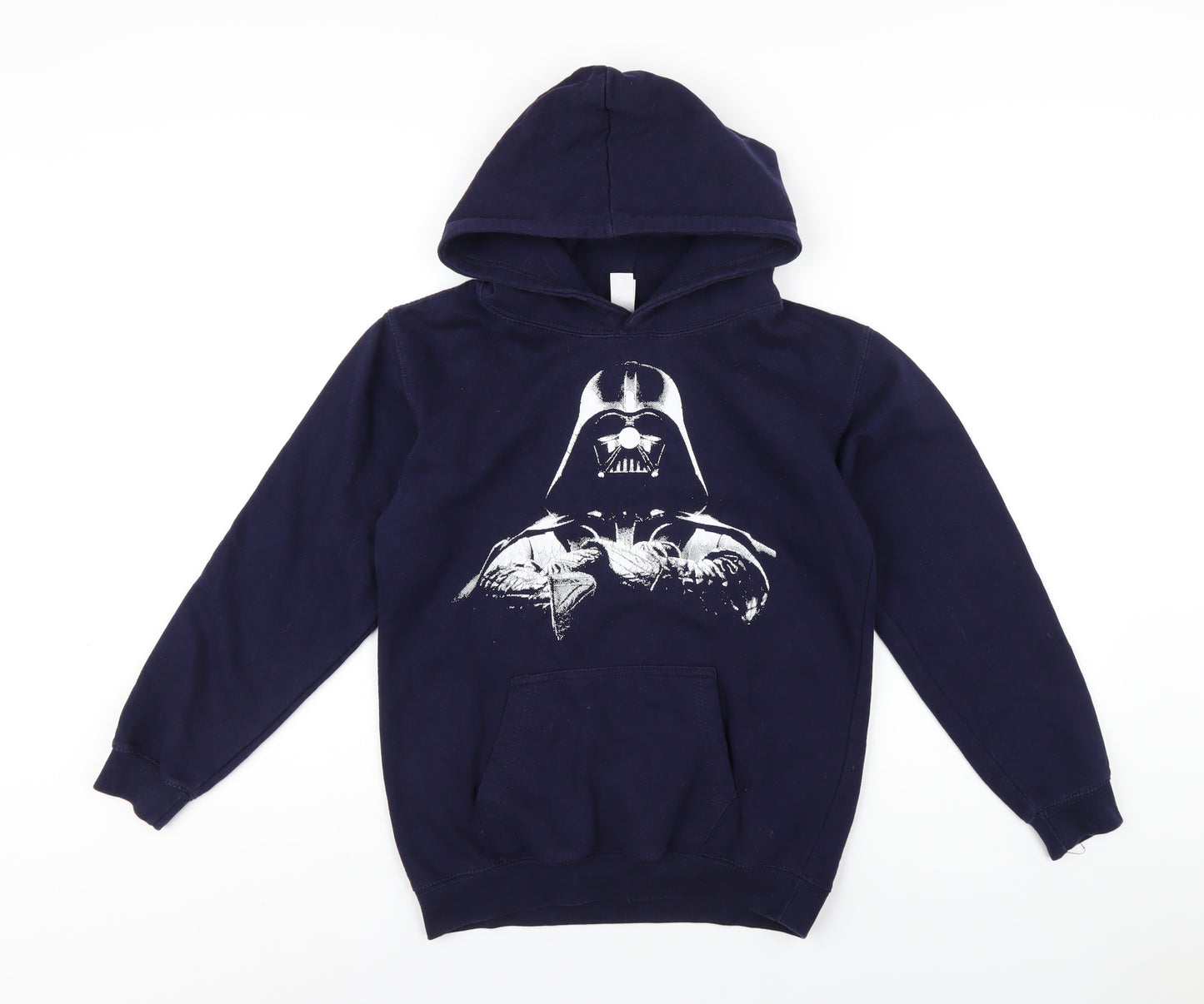 Star Wars Boys Blue Cotton Pullover Hoodie Size 12-13 Years Pullover - Darth Vader