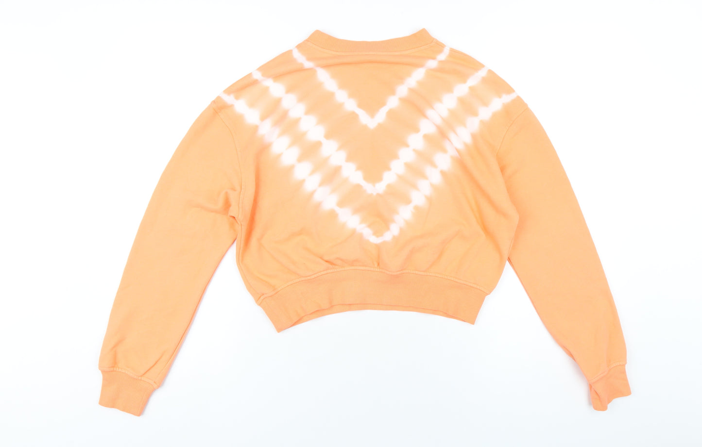 UNIONBAY Womens Orange Cotton Pullover Sweatshirt Size XS Pullover - Tie Dye