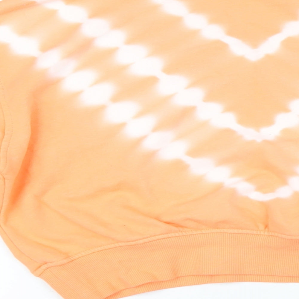 UNIONBAY Womens Orange Cotton Pullover Sweatshirt Size XS Pullover - Tie Dye
