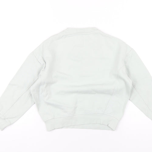John Lewis Boys Green Cotton Pullover Sweatshirt Size 6 Years Pullover