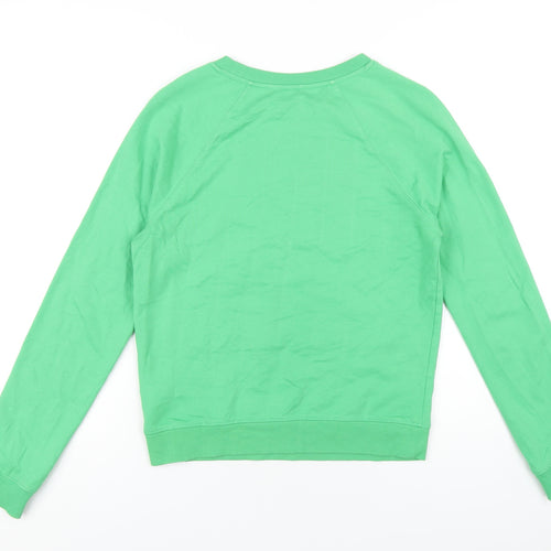NEXT Womens Green Cotton Pullover Sweatshirt Size XS Pullover