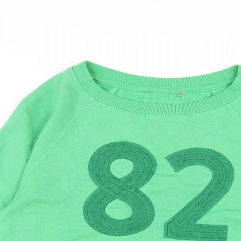 NEXT Womens Green Cotton Pullover Sweatshirt Size XS Pullover