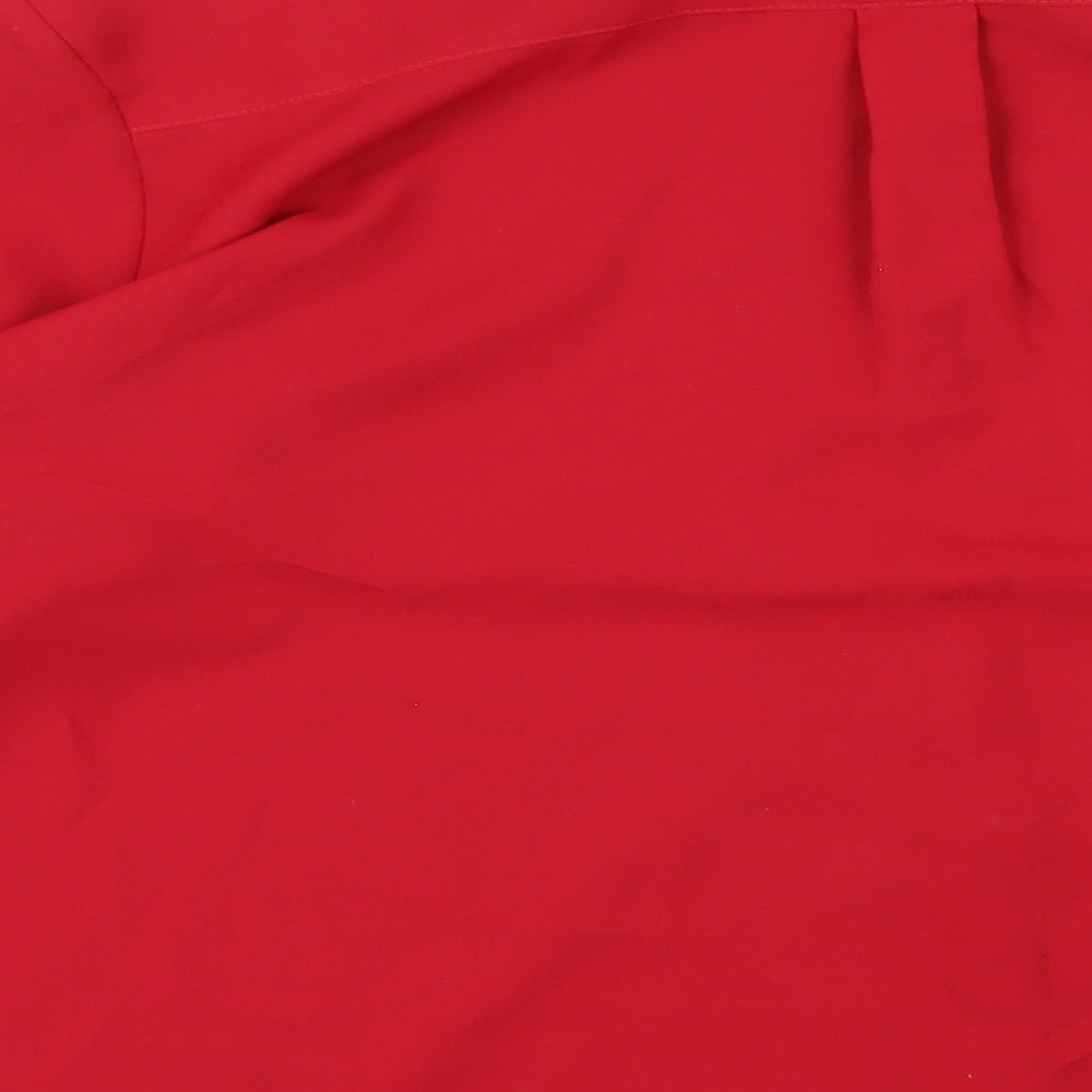 Autograph Womens Red Polyester Basic T-Shirt Size 18 Round Neck