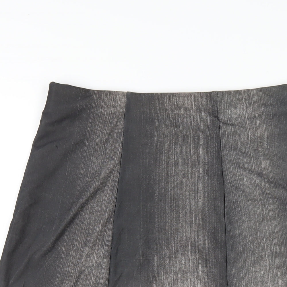 JUST ELEGANCE Womens Multicoloured Geometric Polyester A-Line Skirt Size 14