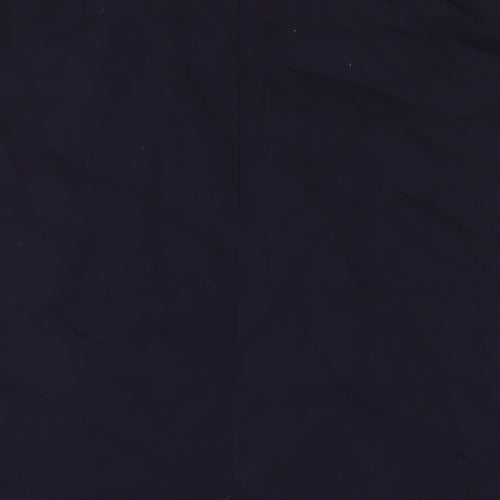 Jaeger Womens Blue Wool Straight & Pencil Skirt Size 16 Zip