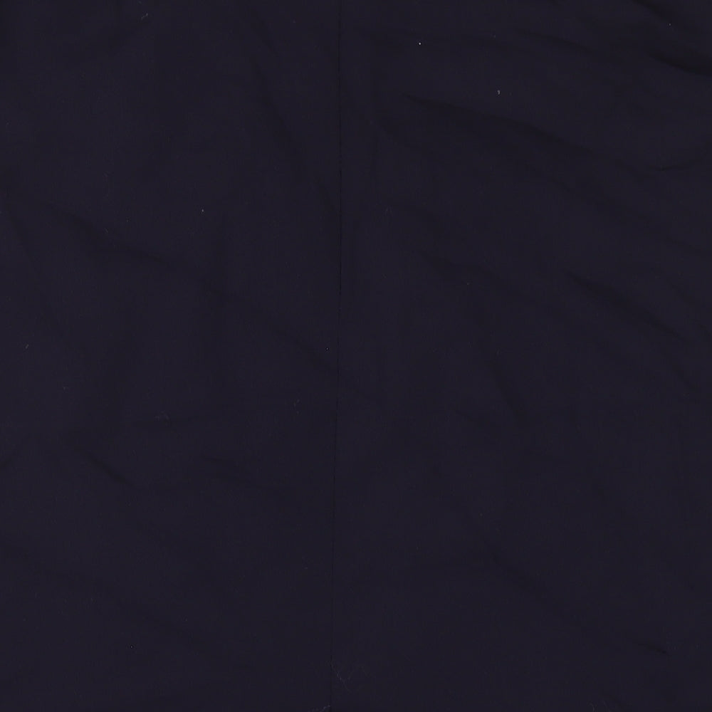 Jaeger Womens Blue Wool Straight & Pencil Skirt Size 16 Zip