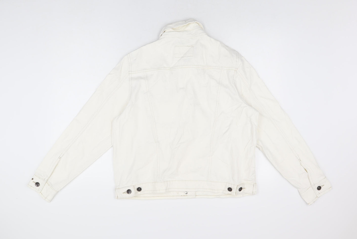 Marks and Spencer Womens Ivory Jacket Size 14 Button