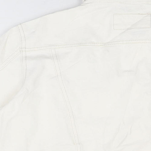 Marks and Spencer Womens Ivory Jacket Size 14 Button