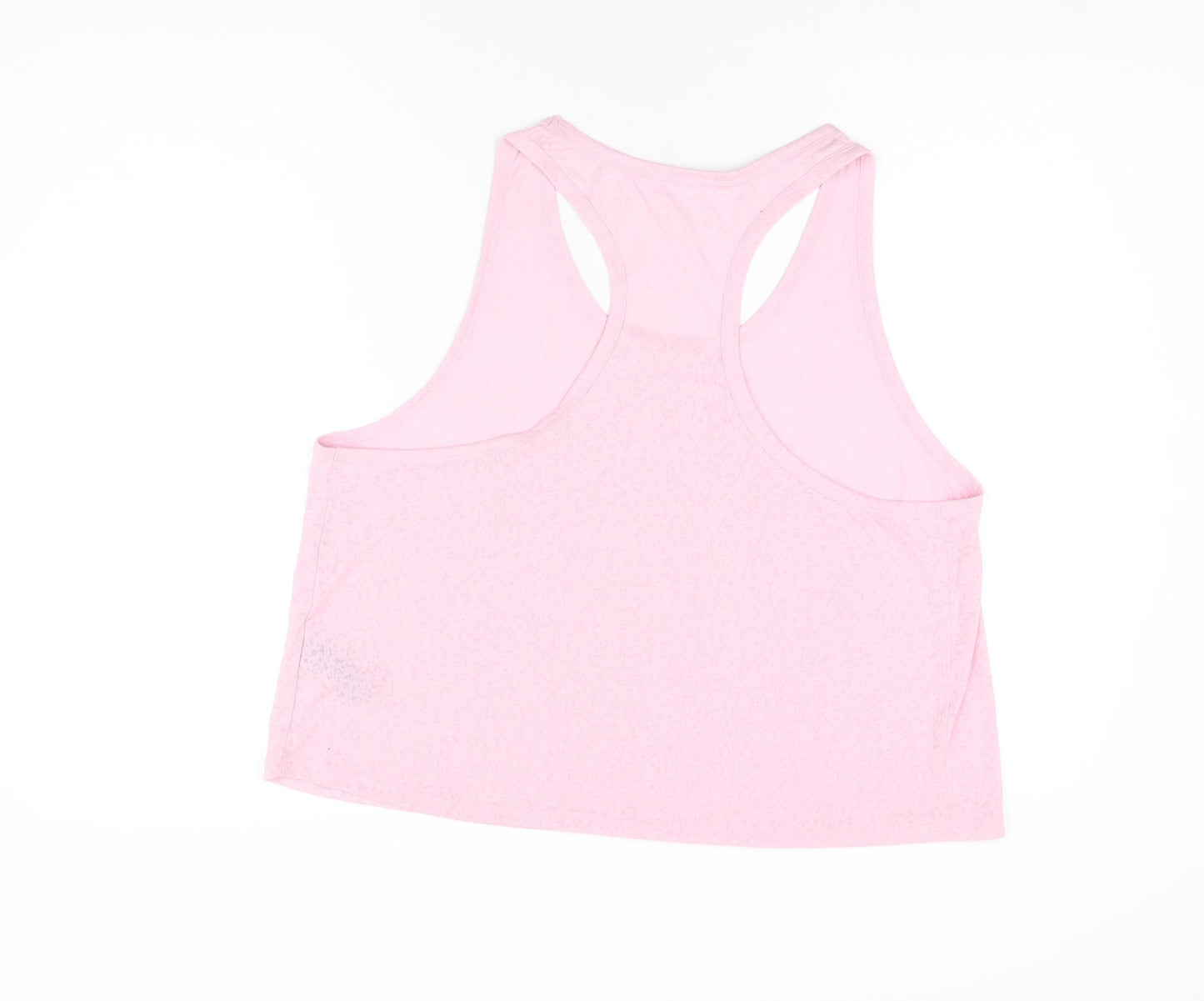 GOODMOVE Womens Pink Viscose Basic Tank Size 18 Scoop Neck Pullover