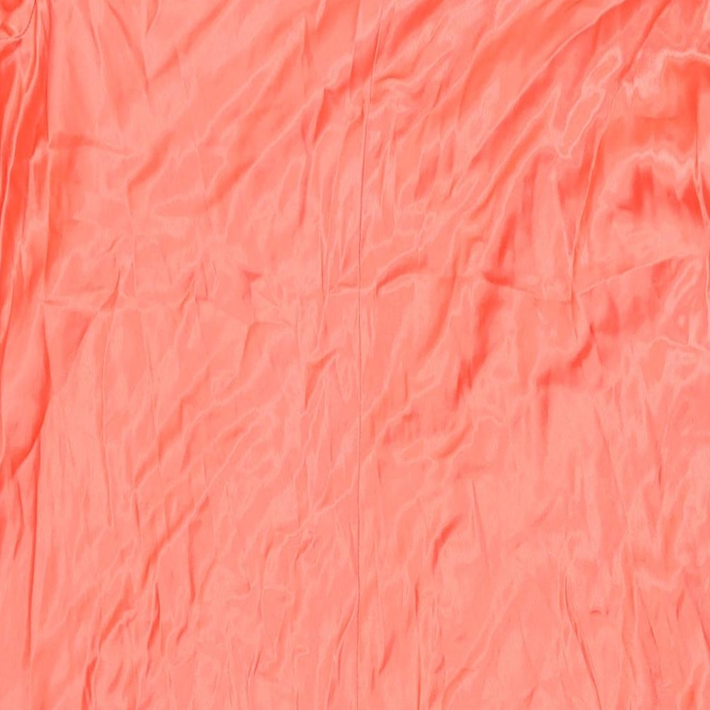 Marks and Spencer Womens Pink Viscose A-Line Size 22 V-Neck Pullover