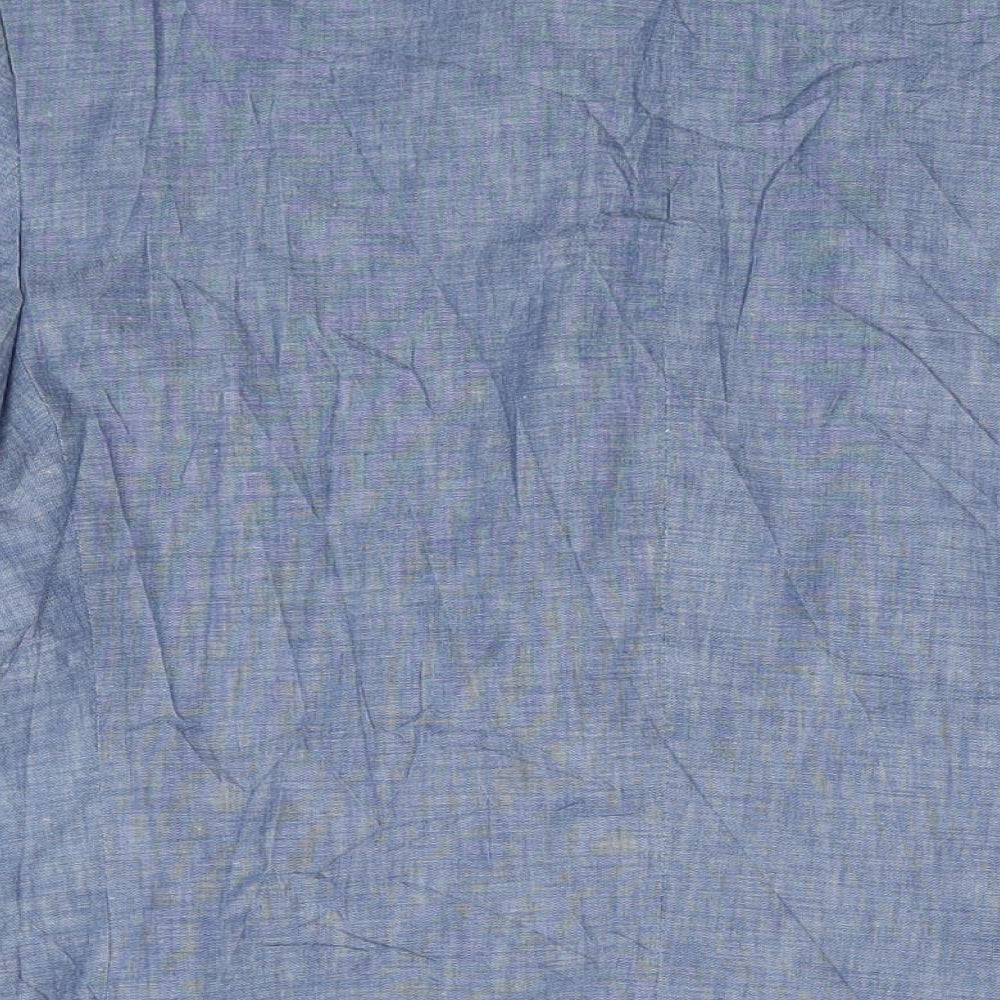 Marks and Spencer Mens Blue Cotton Jacket Suit Jacket Size 40 Regular