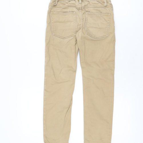 Gap Boys Beige Cotton Chino Trousers Size M L24 in Regular Drawstring