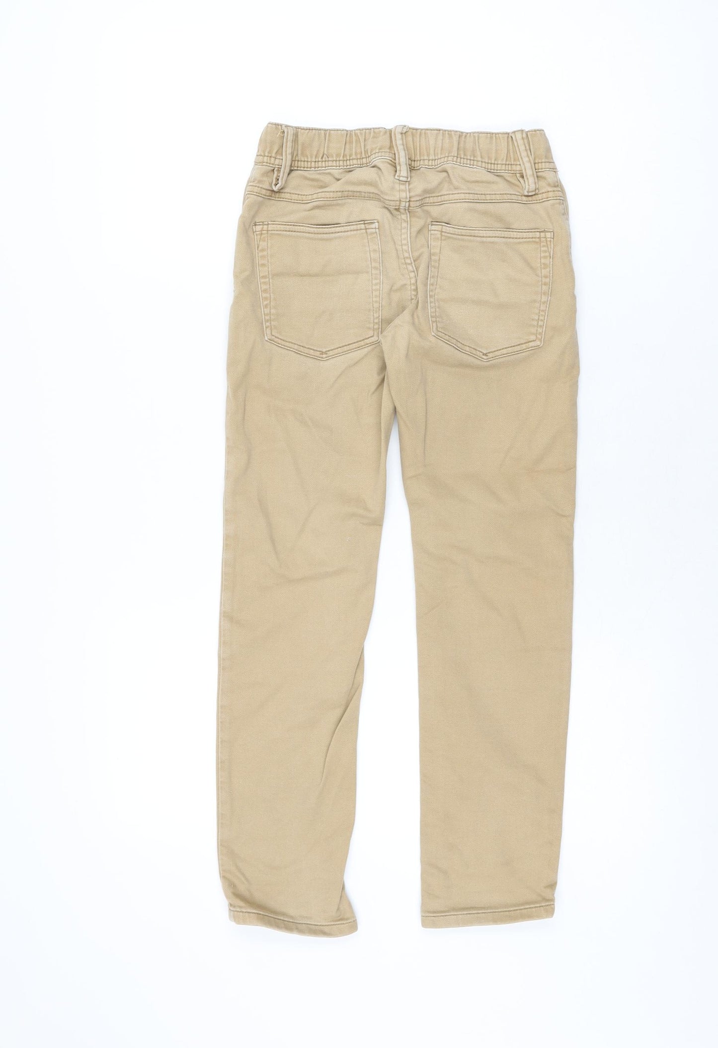 Gap Boys Beige Cotton Chino Trousers Size M L24 in Regular Drawstring